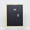 Efecto marco de madera perfil 2210 negro 10x15 cm cristal acrílico