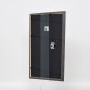 Efecto marco de madera maciza Perfil 25 verde 10x15 cm cristal antirreflejos