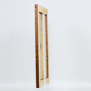 Marco de madera efecto 2400 marrón 10x15 cm cristal acrílico