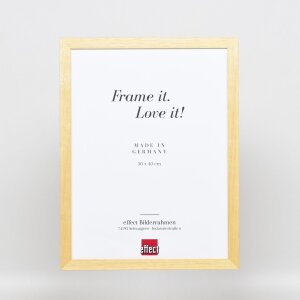 Efecto marco de madera perfil 2210 nature 10,5x14,8 cm cristal antirreflejo