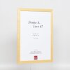 Efecto marco de madera perfil 2210 nature 10,5x14,8 cm cristal antirreflejo