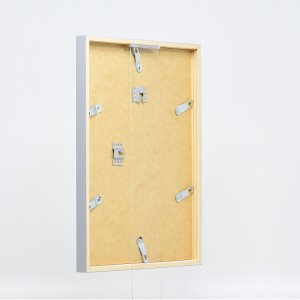 Efecto marco de madera perfil 35 gris claro 10,5x14,8 cm cristal normal