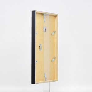 Efecto marco de madera perfil 35 negro 10,5x14,8 cm cristal acrílico