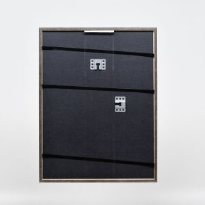 Efecto marco de madera perfil 23 azul 10,5x14,8 cm cristal de museo