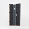 Efecto marco de madera perfil 23 azul 10,5x14,8 cm cristal de museo