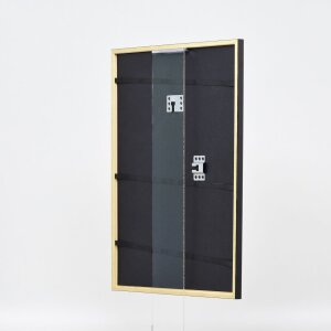 Efecto marco de madera perfil 23 verde 10,5x14,8 cm cristal de museo