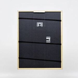 Efecto marco de madera perfil 23 verde 10,5x14,8 cm cristal de museo