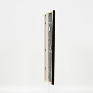 Efecto marco de madera perfil 23 verde 10,5x14,8 cm cristal de museo
