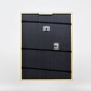 Efecto marco de madera perfil 23 verde 10,5x14,8 cm cristal de museo