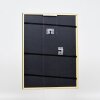 Efecto marco de madera perfil 23 verde 10,5x14,8 cm cristal de museo