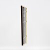 Efecto marco de madera perfil 23 marrón claro 10,5x14,8 cm cristal de museo