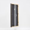 Efecto marco de madera perfil 23 nuez marrón 10,5x14,8 cm cristal de museo