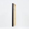 Efecto marco de madera perfil 35 negro 10,5x14,8 cm cristal de museo