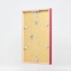 Efecto marco de madera perfil 35 rojo 10,5x14,8 cm cristal de museo