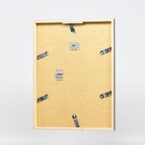 Efecto marco de madera perfil 35 marrón 10,5x14,8 cm cristal de museo