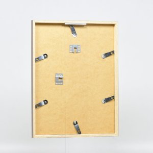 Efecto marco de madera perfil 35 marrón 10,5x14,8 cm cristal de museo