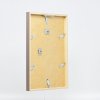 Efecto marco de madera perfil 35 marrón 10,5x14,8 cm cristal de museo