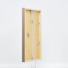 Efecto marco de madera perfil 35 marrón 10,5x14,8 cm cristal de museo