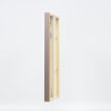 Efecto marco de madera perfil 35 marrón 10,5x14,8 cm cristal de museo