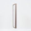 Efecto marco de madera perfil 35 marrón 10,5x14,8 cm cristal de museo