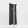 Efecto marco de madera maciza perfil 25 amarillo 10,5x14,8 cm cristal de museo