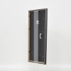 Efecto marco de madera maciza perfil 25 azul 10,5x14,8 cm cristal de museo
