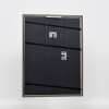 Efecto marco de madera maciza perfil 25 verde 10,5x14,8 cm cristal de museo