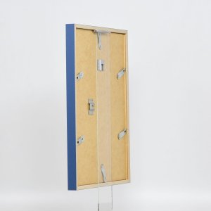 Efecto marco de madera Perfil 35 azul 10,5x14,8 cm cristal normal + separador