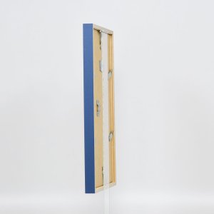 Efecto marco de madera Perfil 35 azul 10,5x14,8 cm cristal normal + separador