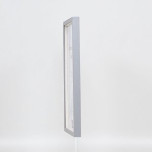 Efecto marco de madera perfil 35 gris claro 10,5x14,8 cm cristal normal + separador