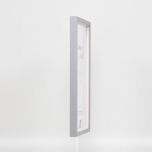 Efecto marco de madera perfil 35 gris claro 10,5x14,8 cm cristal normal + separador