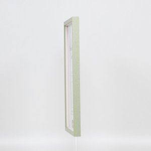Efecto marco de madera Perfil 35 verde 10,5x14,8 cm cristal normal + separador