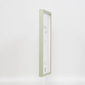 Efecto marco de madera Perfil 35 verde 10,5x14,8 cm cristal normal + separador