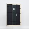 Efecto marco de madera perfil 32 gris-azul 10,5x14,8 cm cristal de museo