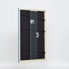 Efecto marco de madera perfil 32 gris-azul 10,5x14,8 cm cristal de museo