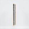 Efecto marco de madera perfil 38 blanco 10,5x14,8 cm cristal de museo