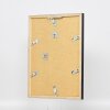 Efecto marco de madera perfil 33 negro 10,5x14,8 cm cristal de museo