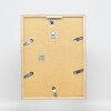 Efecto marco de madera perfil 33 negro 10,5x14,8 cm cristal de museo