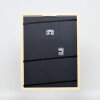 Efecto Marco de madera Perfil 89 blanco 10,5x14,8 cm Vidrio de museo