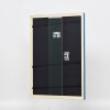 Efecto marco de madera perfil 89 azul 10,5x14,8 cm cristal de museo