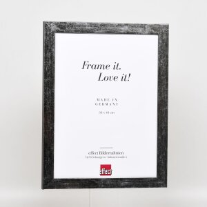 Efecto marco 2319 plata alto brillo 10,5x14,8 cm cristal de museo