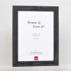 Efecto Marco de madera maciza 2240 negro 10,5x14,8 cm Cristal acrílico