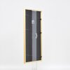 Efecto marco de madera maciza perfil 20 oro 13x13 cm cristal antirreflejos