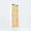 Efecto marco de madera perfil 35 blanco 13x13 cm cristal antirreflejos