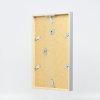 Efecto marco de madera perfil 35 gris claro 13x13 cm cristal antirreflejos