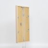 Efecto marco de madera perfil 35 marrón claro 13x13 cm cristal normal + separador
