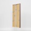 Marco de madera efecto Perfil 35 marrón 13x13 cm cristal normal + separador