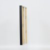 Marco de madera efecto Perfil 35 negro 13x13 cm cristal normal + separador