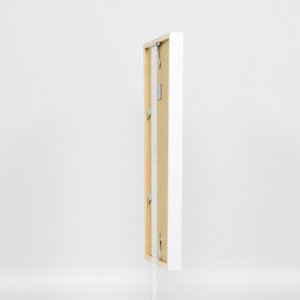 Marco de madera efecto Perfil 35 blanco 13x13 cm cristal normal + separador