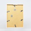 Efecto Marco de madera Perfil 35 blanco 13x13 cm Vidrio de museo